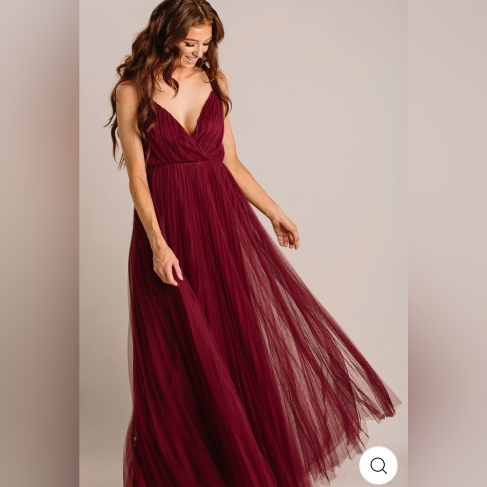 Morning Lavender Tulle Maxi Dress